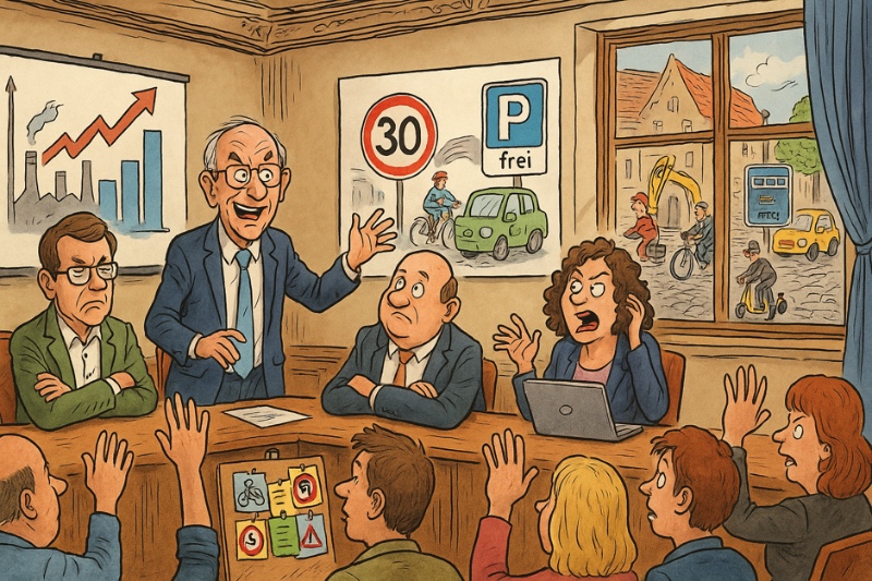 Grafik: Ahlen probt die Zukunft