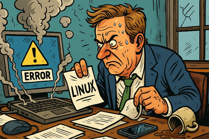 Grafik: Schleswig-Holsteins Digital-Slapstick: Open Source, offene Nerven