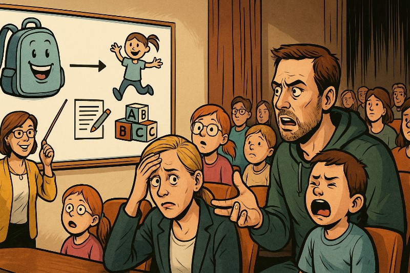 Grafik: Willkommen im Eltern-Bootcamp