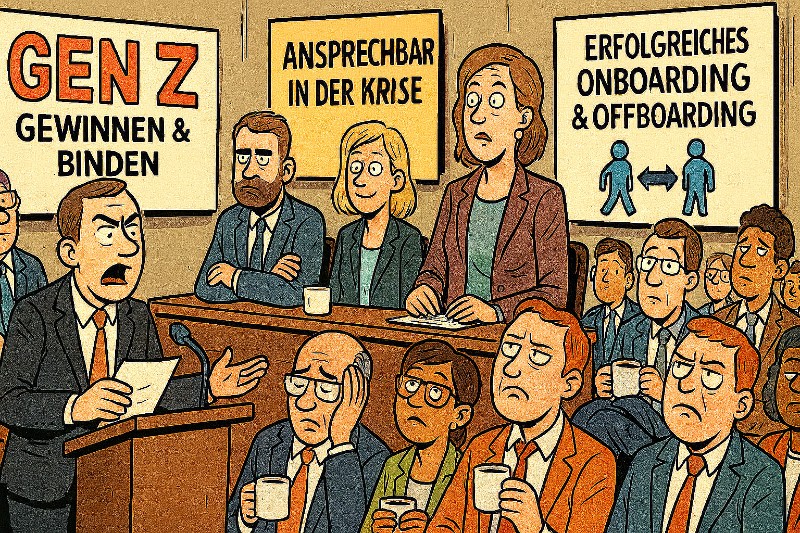 Grafik: Wenn Fachkräfte fehlen, helfen PowerPoint-Folien