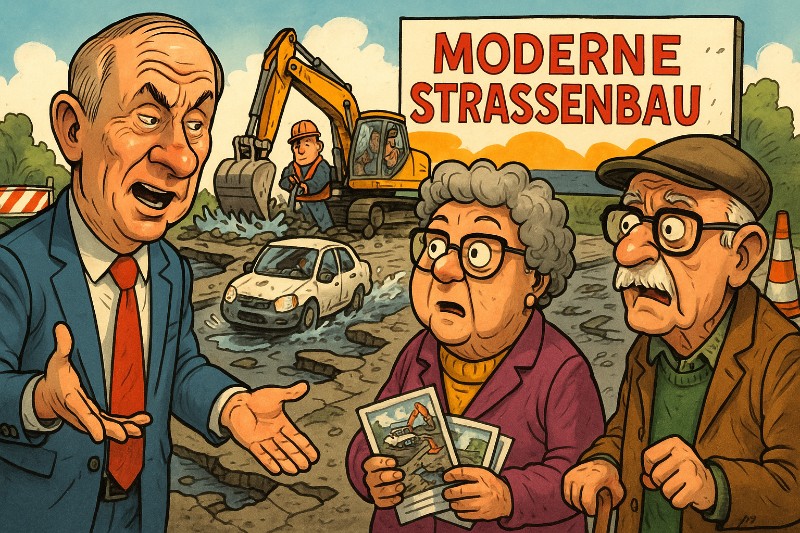 Grafik: K3 – die Schlaglochoper in mehreren Akten