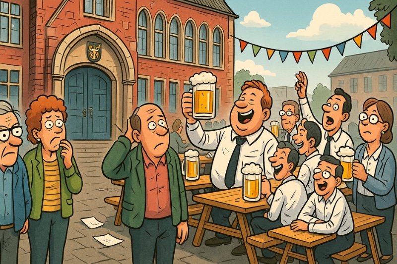 Grafik: Ämter im Feiermodus