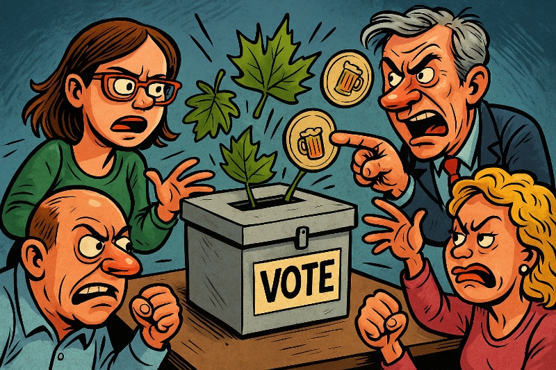 Grafik: Münster wählt sich bunt – Grün gegen Grau, Frauen gegen Männer, und der Rest sucht die Biotonne