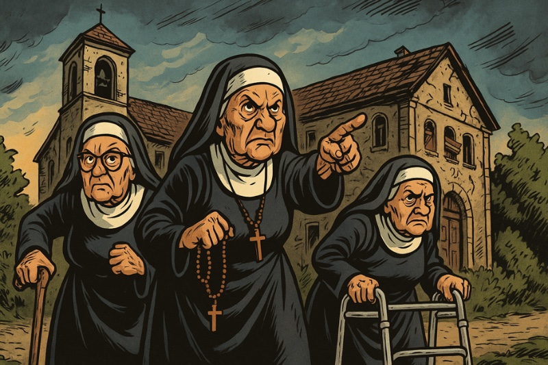 Grafik: Drei Engel für Salzburg