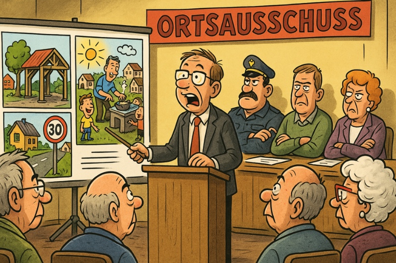 Grafik: Windfang, Kinderküche und Tempo 30