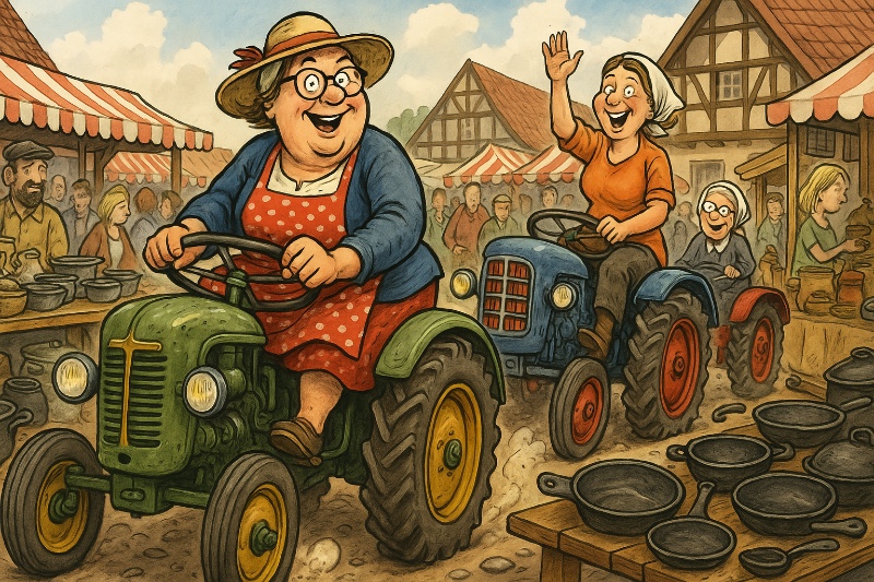 Grafik: Pöttkes, Töttken und der Rest vom Schützenfest