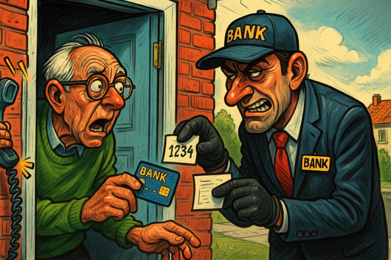 Grafik: Die neuen Märchenonkel – Bankmitarbeiter aus dem Paralleluniversum