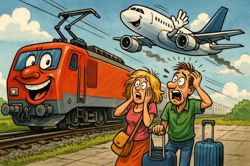 Grafik: Die Bahn: offizieller Sabotagepartner