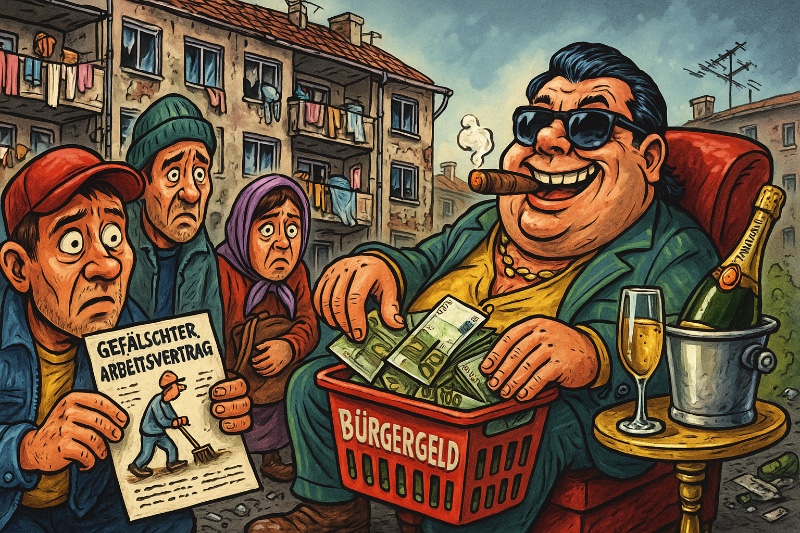 Grafik: Sozialbetrug im Ruhrpott: Schrottimmobilien, Scheinjobs und Schokoladen-Luxus für Bandenbosse