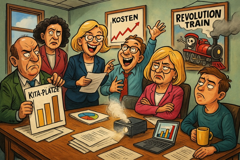 Grafik: Von Ganztag bis Revolution Train: Der Ausschuss dreht auf
