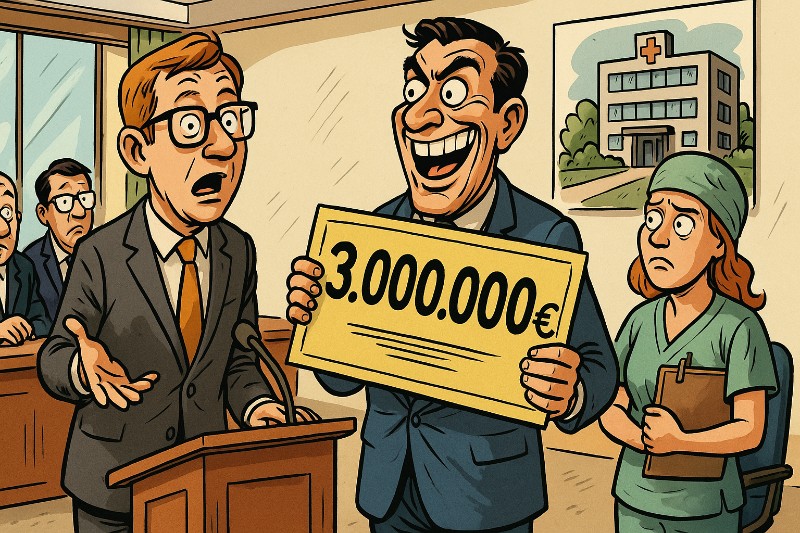 Grafik: Kreistag mit Wunderkur: Drei Millionen Gründe für ein Happy End