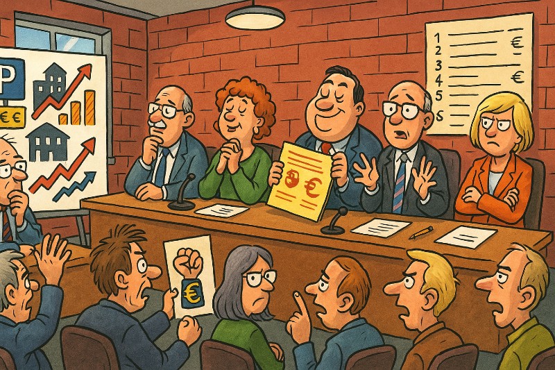 Grafik: Der Rat bittet zum Demokratie-Balett