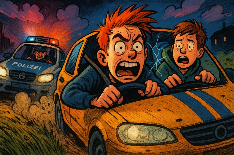 Grafik: „Fast & Vierzehn“ – Hildesheim driftet ins Chaos