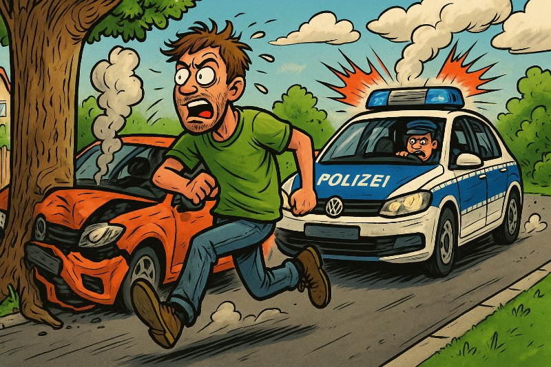 Grafik: Need for Speed: Mietwagen-Edition – Ein 22-Jähriger gibt Gas, Verstand bleibt stehen