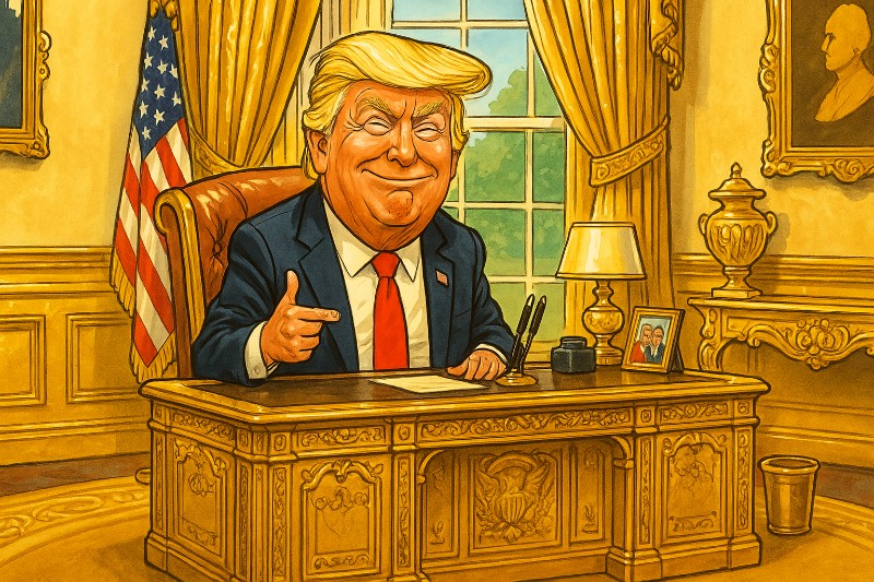 Grafik: Goldene Zeiten im Oval Office