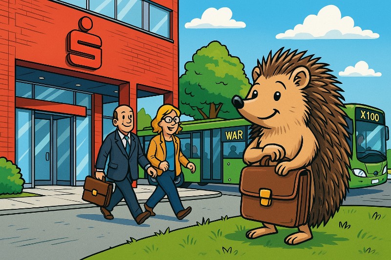 Grafik: Im Namen des Kreises: Sitzung mit Fernwärme, Igeln und göttlicher Wirtschaftsförderung