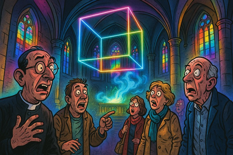 Grafik: Ahlen erleuchtet – oder: Wenn Westfalen plötzlich glowt