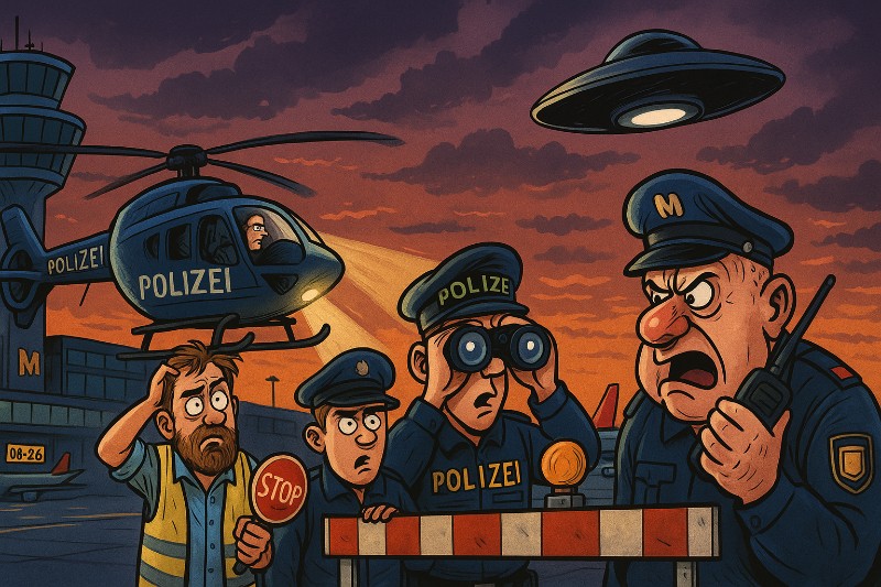 Grafik: UFO oder DHL? – München erlebt wieder Luftraum-Paranoia Deluxe