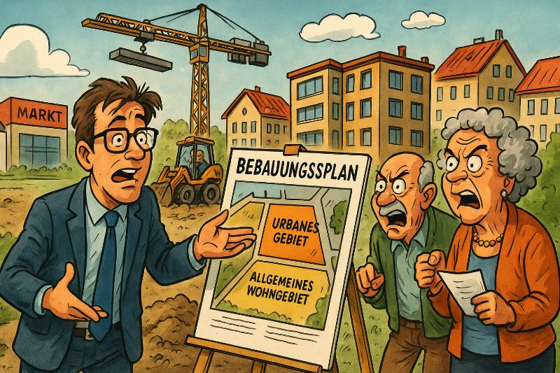 Grafik: Münster plant sich schön – oder: Wenn Nachverdichtung zur neuen Religion wird