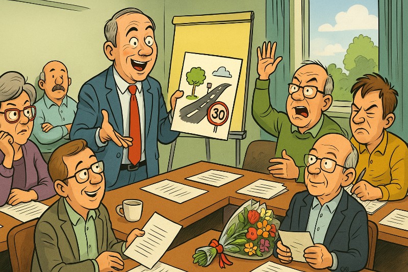 Grafik: Vorhelm beschließt das Unmögliche – und tut es trotzdem