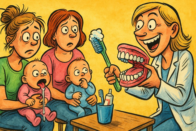 Grafik: Tag der Zahngesundheit – Wenn Spucke plötzlich Superkräfte hat