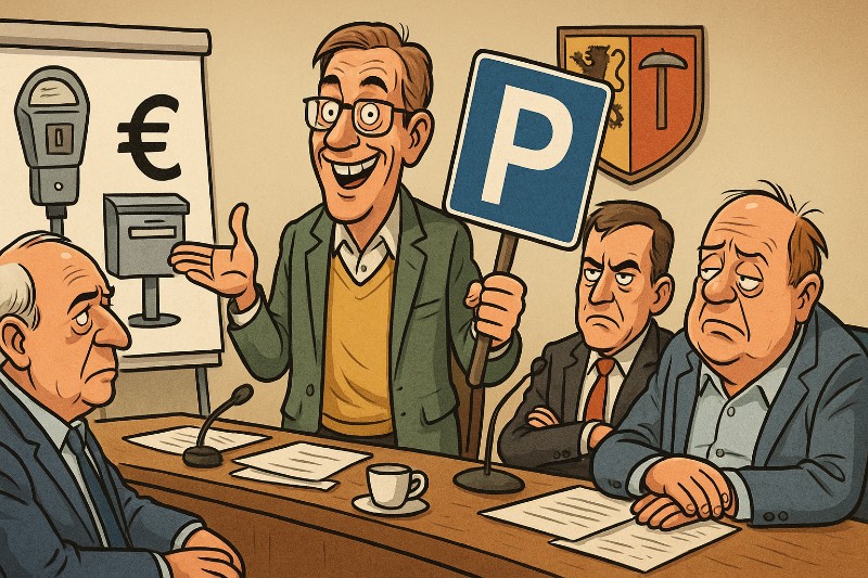 Grafik: Ahlen stellt die Parkuhr der Zukunft: Gebühren, Gefühle und gebührenfreie Gefühle