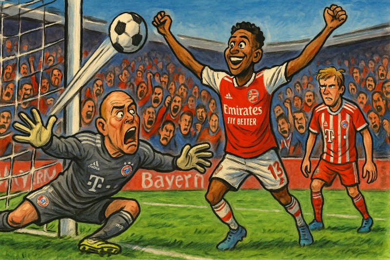 Grafik: Bayerns Champions-League-Schock