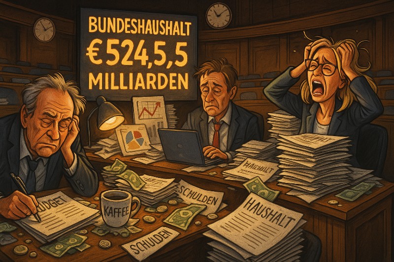 Grafik: Nacht der langen Zahlen: Wie ein Bundeshaushalt wach blieb, während alle anderen einschliefen