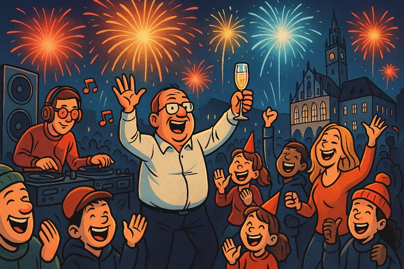 Grafik: Dortmund macht Silvester deluxe: Von 80er-Hits bis Höhenfeuerwerk