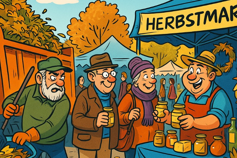 Grafik: Wenn der Grünschnitt tanzt – Dortmund macht Herbstklar!