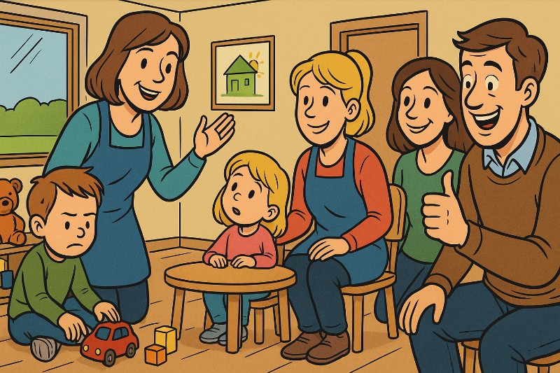 Grafik: Dortmund baut den Betreuungs-Superhelden: Der neue Vertretungsstützpunkt für Familien