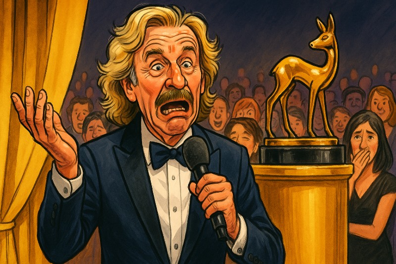 Grafik: Der Gala-Patzer des Jahrhunderts: Wenn ein Satz schneller stolpert als jeder Entertainer