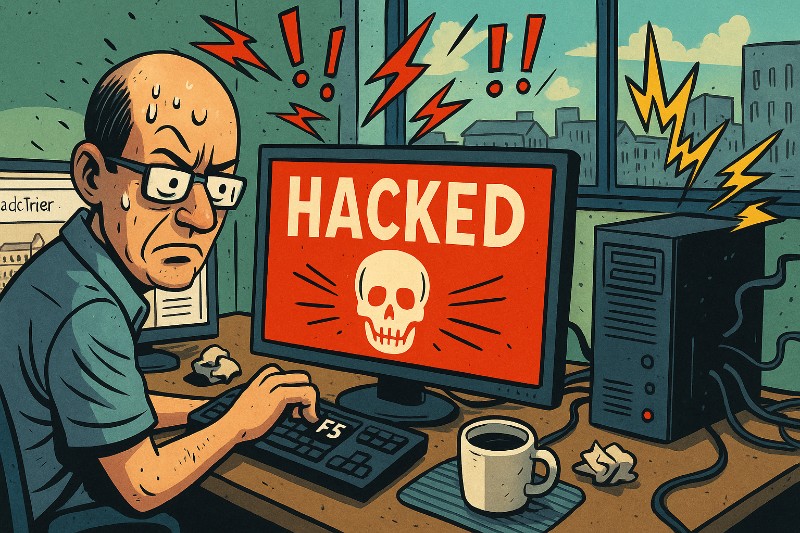 Grafik: Wenn Trier offline geht – und das Internet zurückhackt