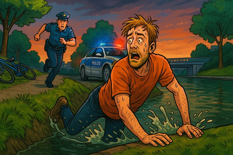 Grafik: Flucht à la Aquaman