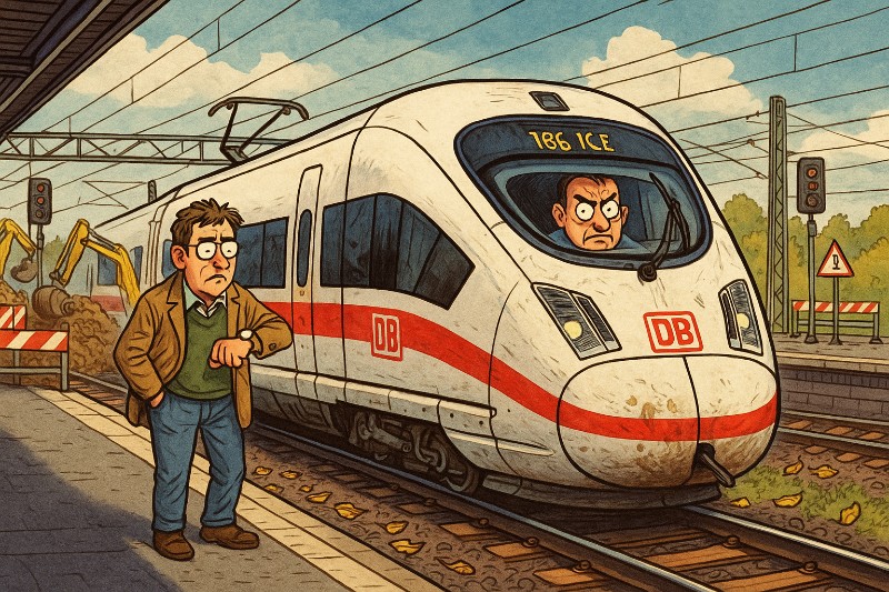 Grafik: Die Bahn, das Wunder der Zeitdehnung – oder: Wenn 51,5 Prozent schon fast als Erfolg gelten