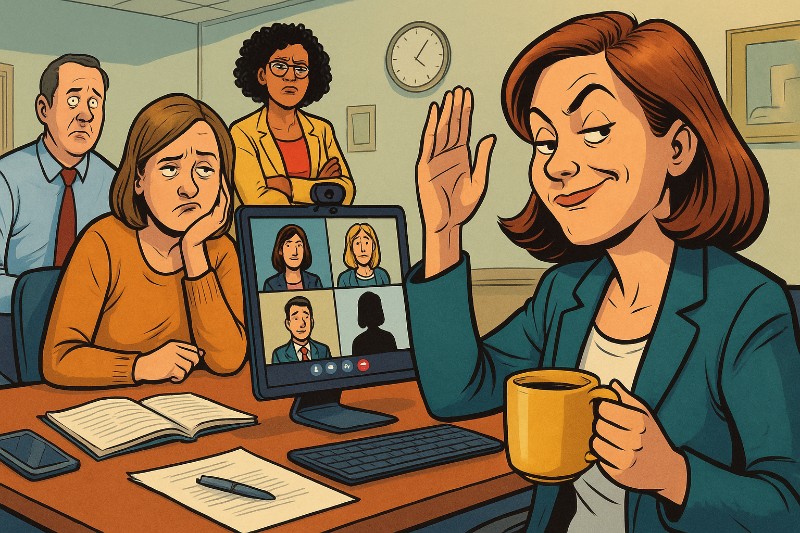 Grafik: Kompetent, digital, weiblich – Münsterland zoomt sich fit!