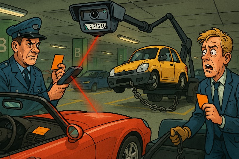 Grafik: Tiefgarage im Ausnahmezustand