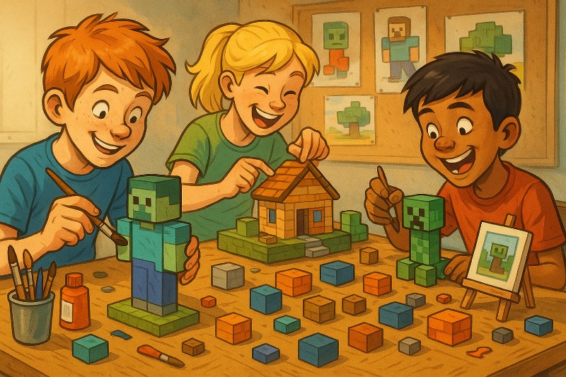 Grafik: Minecraft ohne Strom