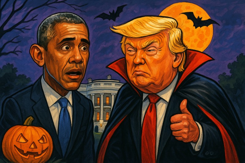 Grafik: Weißes Haus serviert Wahnsinn – mit Kürbisgeschmack und Extra-Ego