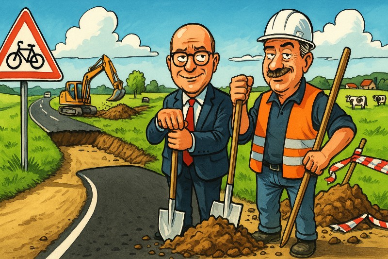 Grafik: Der Radweg, der kommen musste