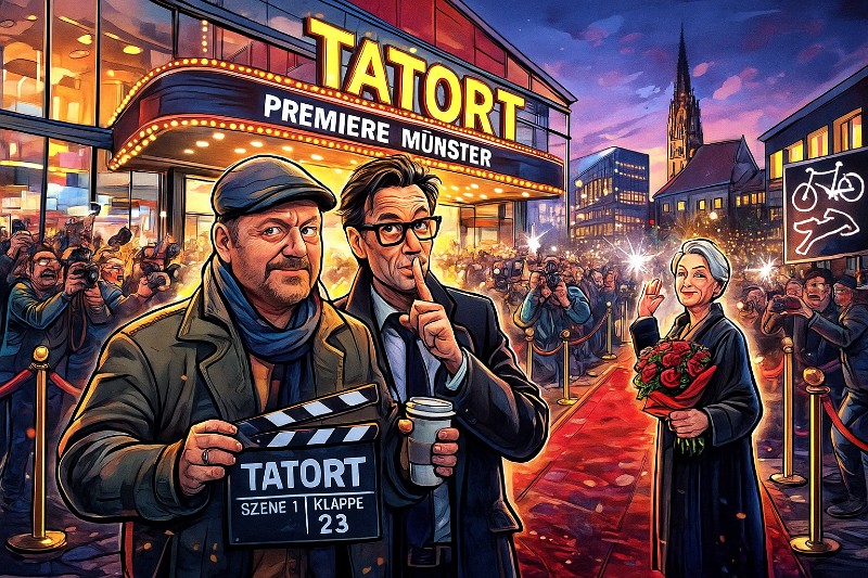 Grafik: Premiere des Münster-Tatorts