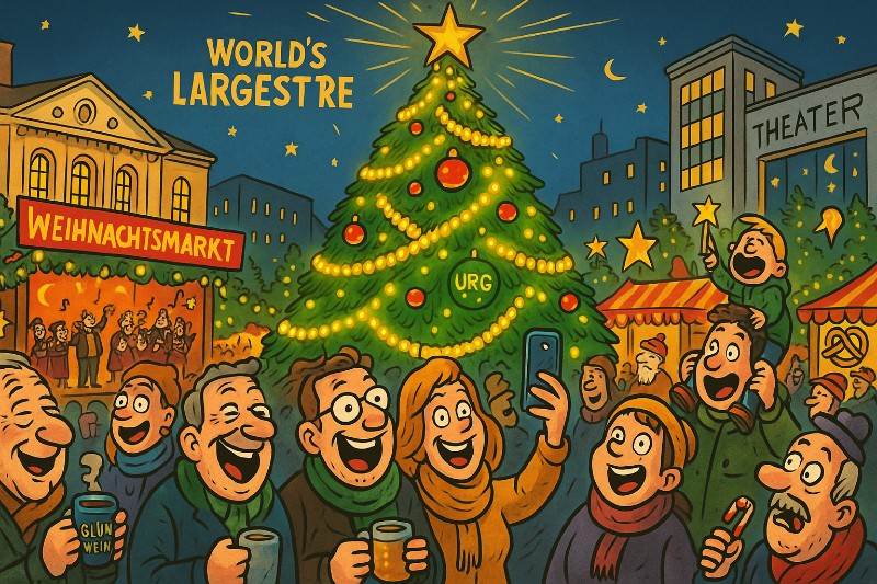 Grafik: Dortmund im Weihnachtsmodus