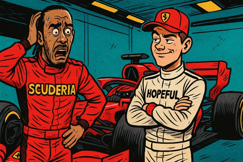 Grafik: Ferraris Missverständnis auf Rädern