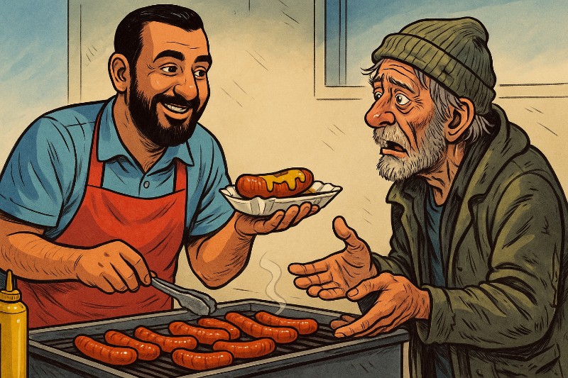 Grafik: Freitag, Wurst & Würde