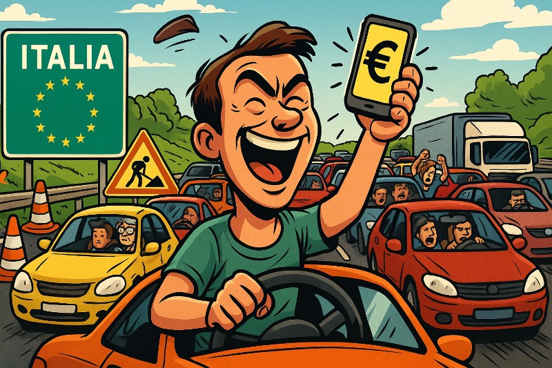 Grafik: Italien erfindet die Stau-Prämie