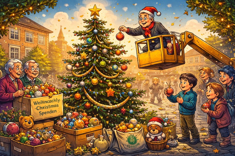 Grafik: Der karge König der Weihnacht