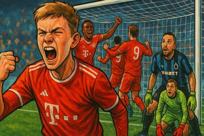 Grafik: Ein Teenie schreibt Fußballgeschichte