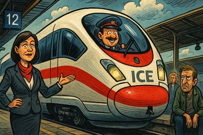 Grafik: ICE L – Der Zug, der alles kann. Außer pünktlich sein.