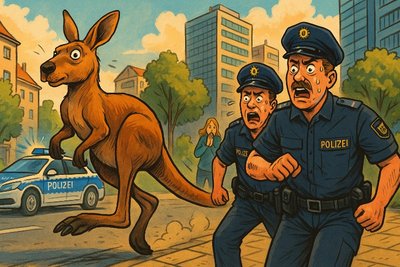 Grafik: Känguru kapert Hauptstadt – Berlin verliert schon wieder gegen die Natur
