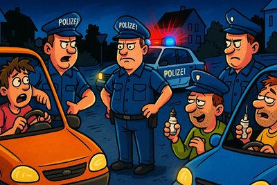 Grafik: Ahlen ohne Lappen – die nächtliche Trilogie der Führerscheinfreiheit